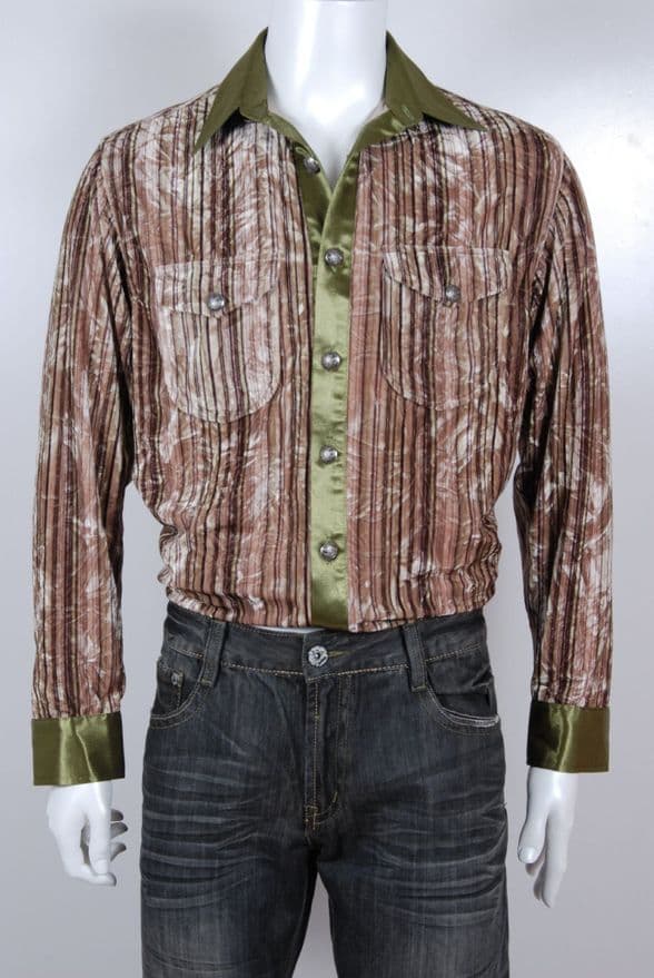 VSA8003 Natural Green & Brown