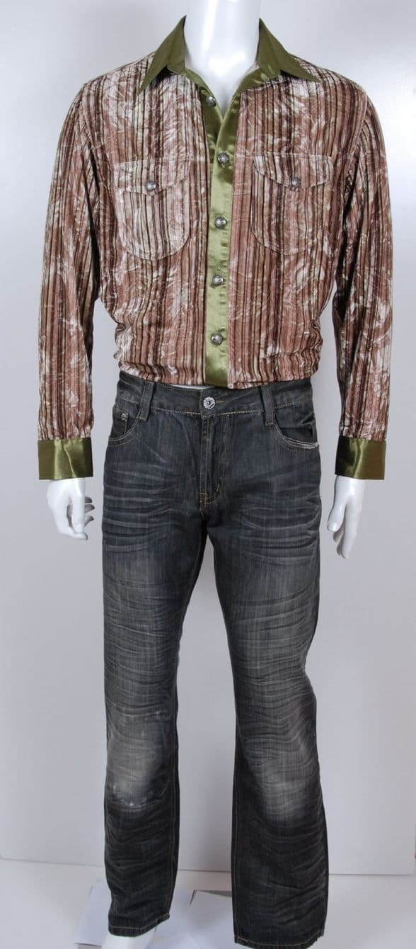 VSA8003 Natural Green & Brown