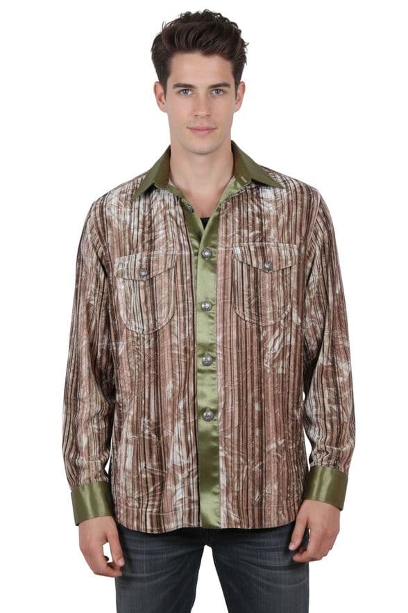 VSA8003 Natural Green & Brown