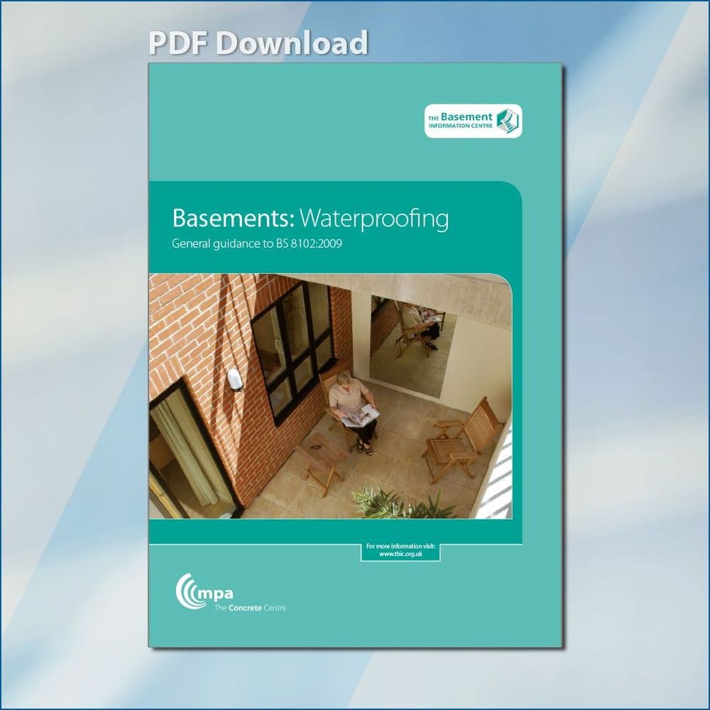 Basements waterproofing - general guidance to BS 8102 2009 PDF