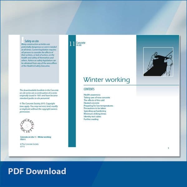 Concrete on site 11: Winter working PDF