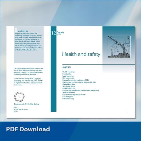 Concrete on site 12: Health & Safety PDF