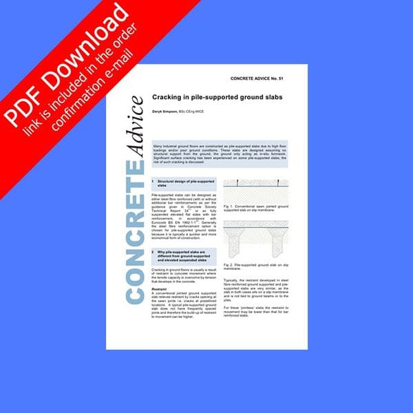 Cracking in pile-supported ground slabs. PDF