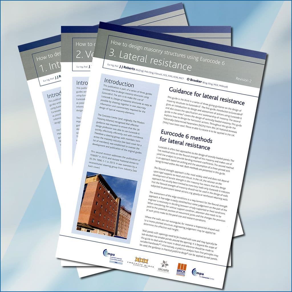 How to design masonry structures using Eurocode 6 series of 3