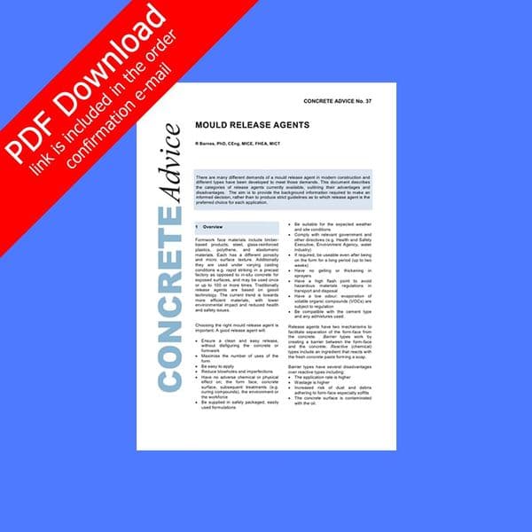 Mould release agents. PDF