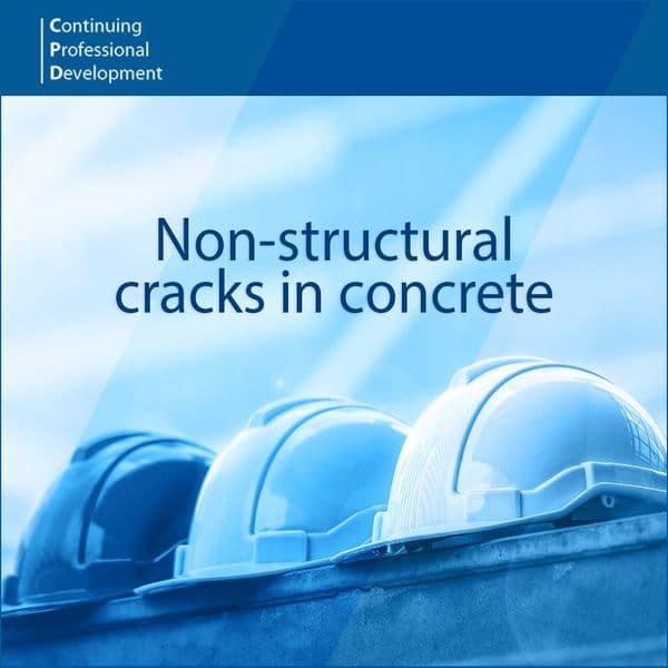 Non-structural cracks in concrete Training