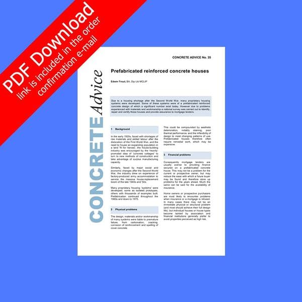 Prefabricated reinforced concrete houses. PDF