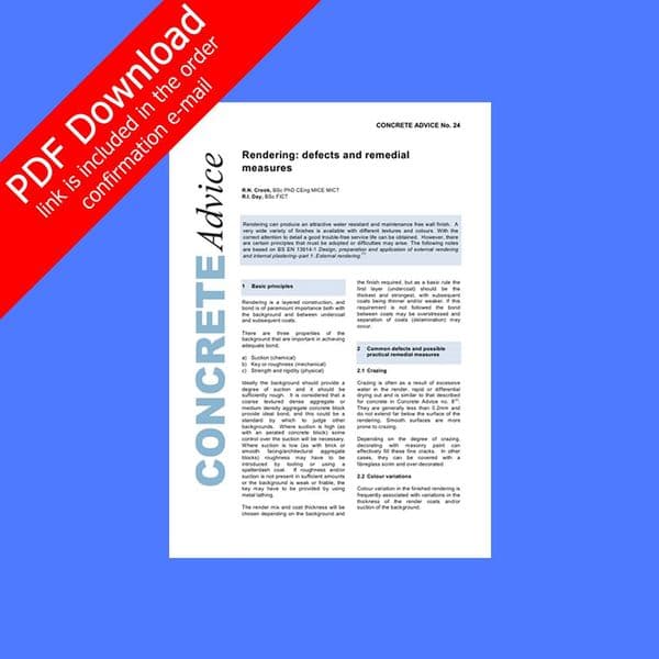 Rendering - defects and remedial measures. PDF
