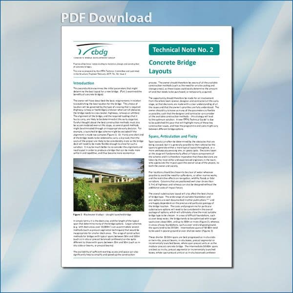 TN2 - Concrete Bridge Layouts PDF
