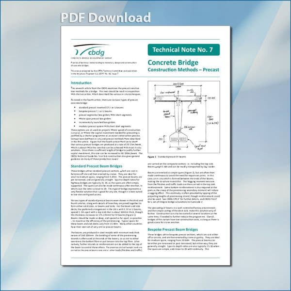 TN7 - Concrete Bridge Construction Methods – Precast PDF