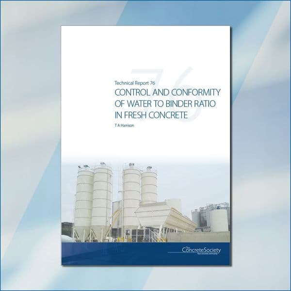 TR76 Control and conformity of water to binder ratio in fresh concrete