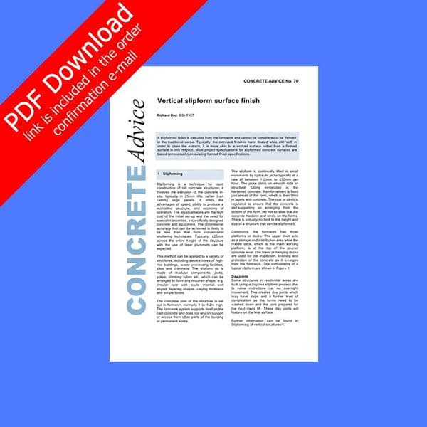 Vertical slipform surface finish PDF