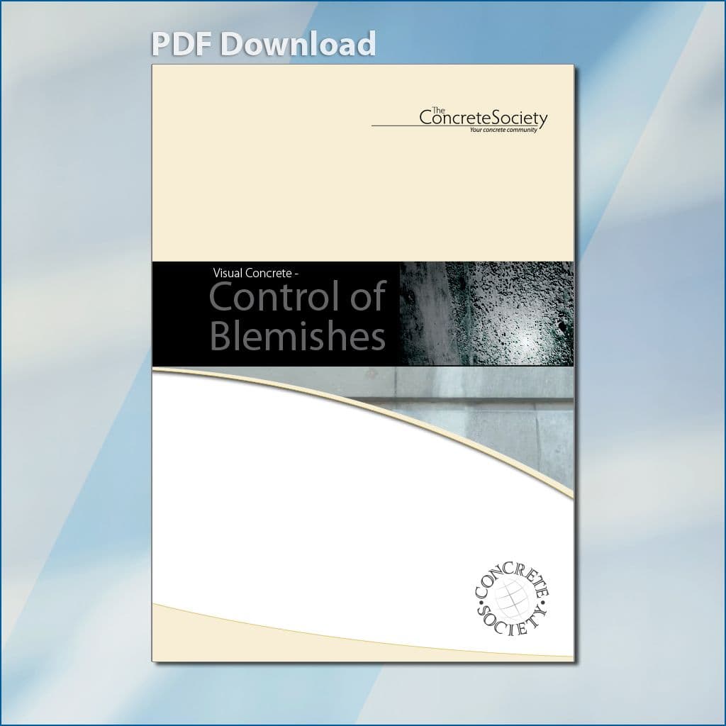 Visual Concrete: Control of blemishes