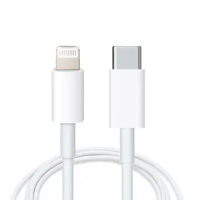 USB-C to Lightning data-charging cable for mobiles-tablets 1 metre