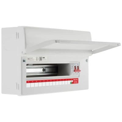 BG Fortress 13 Way Main Switch Consumer Unit with SPD
