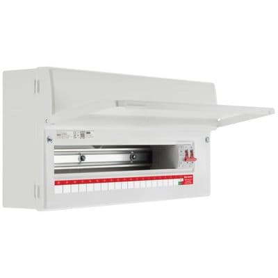 BG Fortress 19 Way Main Switch Consumer Unit with SPD