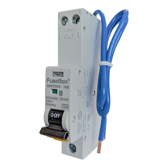 FuseBox 32A Mini AFDD RCBO 30mA MAFDD063230B | Consumer Unit World
