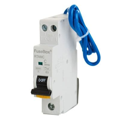 FuseBox 6amp Mini RCBO Type A C Curve RTAMC06