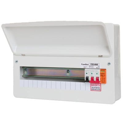FuseBox F2014MX 14 Way RCBO Consumer Unit + Surge Protection