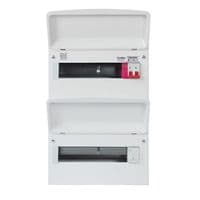 Fusebox F3023MZ 23 Way Duplex Main Switch Consumer Unit + integral Surge Protection