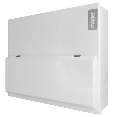 Hager 10 Way Consumer Unit VML955RK Dual 100a RCD