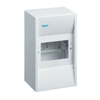 Hager 4 Insulated Enclosure IP30 180x110x75mm