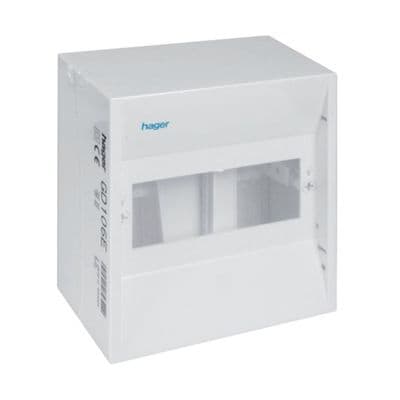 Hager 6 Insulated Enclosure IP30 180x148x75mm