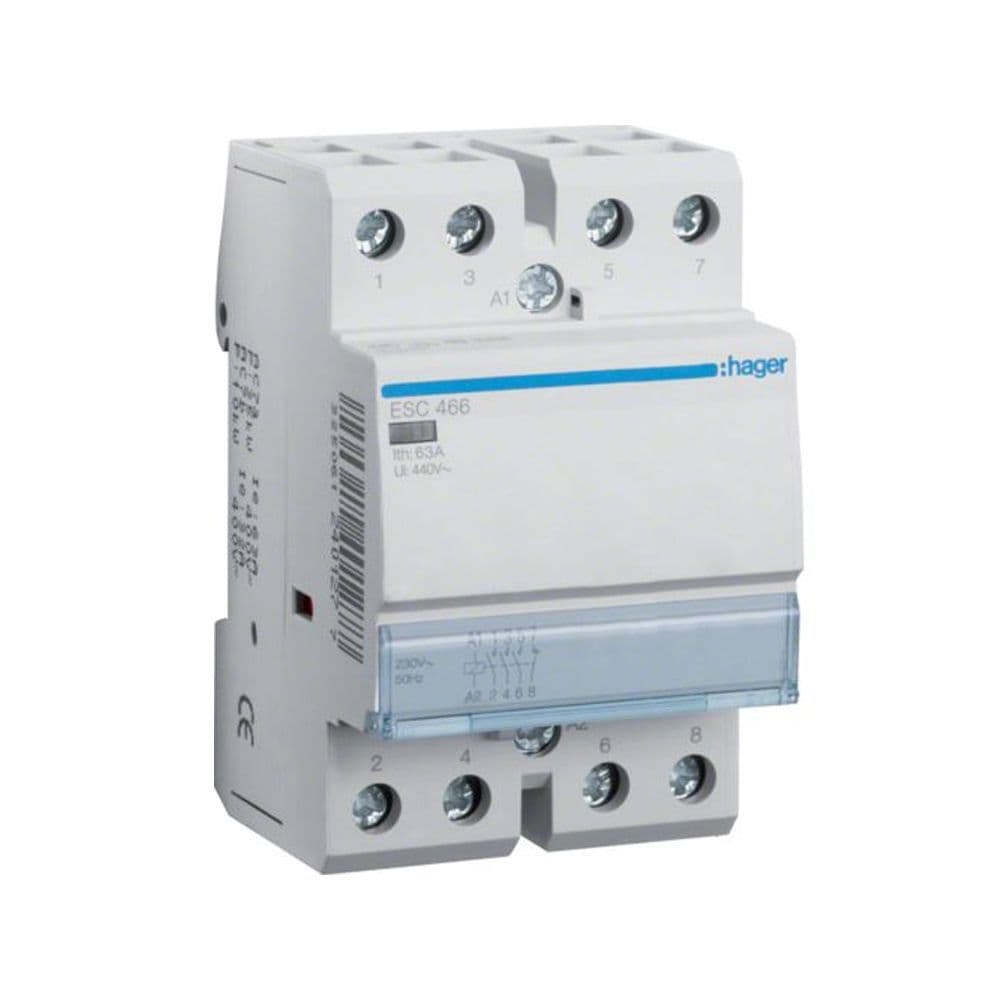 Hager Contactor 63A 3NO 1NC 230V
