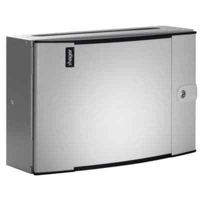 Hager Din Extension Box 16 Module - Plain