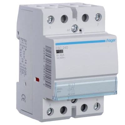Hager ESC240 40A Contactor 2NO