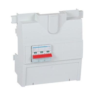 Hager JK11253S 125A 3 Pole Mains Switch Incomer Kit