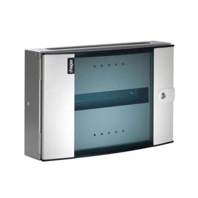 Hager JN201BEG Small DIN Rail Box Plain