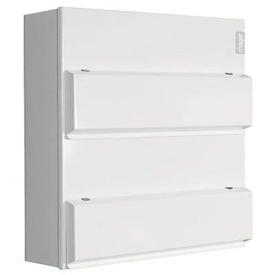 Hager VML11214SPD Duplex 26 Way Dual Row Consumer Unit With SPD