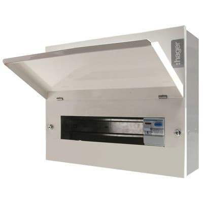 Hager VML310H 10 Way Consumer Unit 100A RCD Incomer