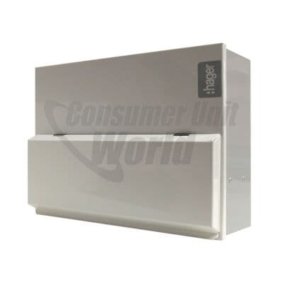 Hager VML966RK 12 Way Dual 100a RCD Metal Consumer Unit