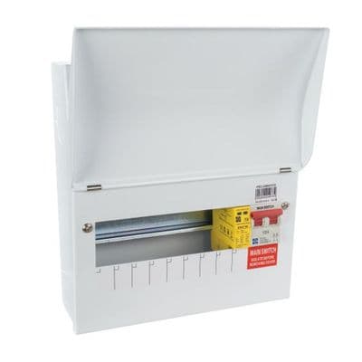 Lewden 8 Way RCBO Consumer Unit with Surge Protection PRO-R08W-R1S