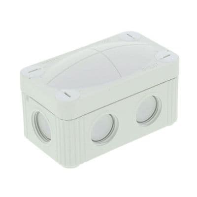 Wiska Combi 206G Grey Slimline Weatherproof Junction Box