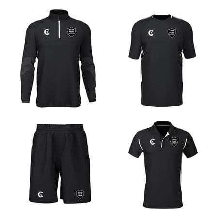 1/4 Zip, Training Tee, Polo, Shorts Package