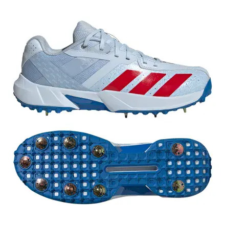 Adidas 2026 22YDS Incurza Cricket Spike - Crystal Sky Pure Ruby Bright Royal