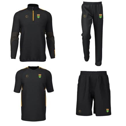 Buckland Monachorum CC 1/4 Zip, Training Tee, Track B, Shorts Package