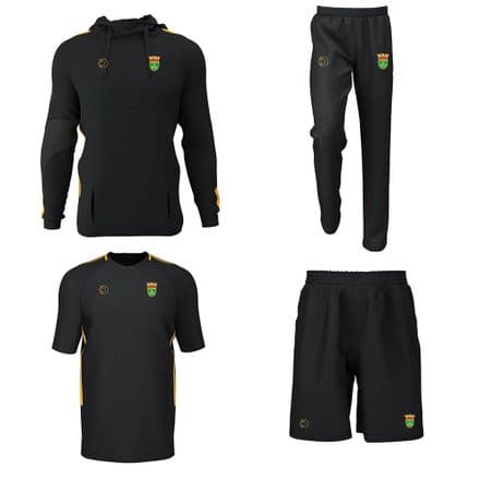 Buckland Monachorum CC Hoodie, Training Tee, Track B, Shorts Package