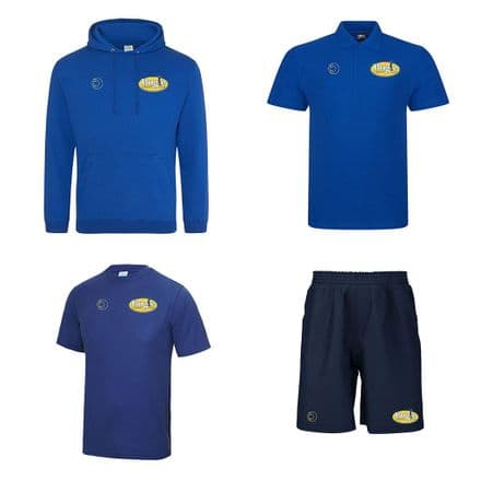 Bugle CC Hoodie, Training Tee, Polo, Shorts Package
