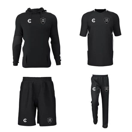 Hoodie, Training Tee, Track B, Shorts Package