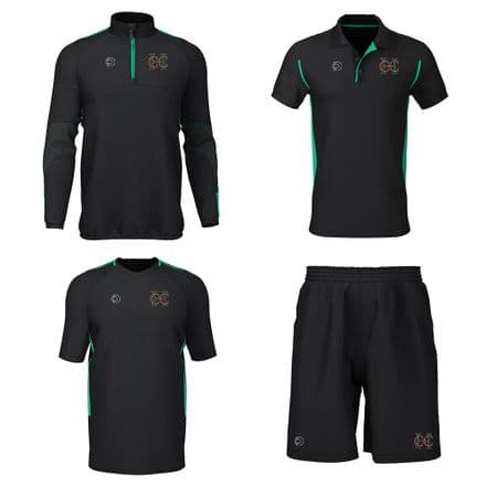 Housing CC 1/4 Zip, Training Tee, Polo, Shorts Package