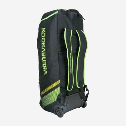 Kookaburra 2026 Wheelie Duffle WD2000 Black/Green