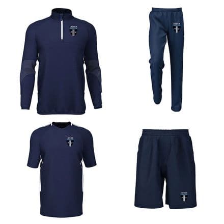 Ladock CC 1/4 Zip, Training Tee, Track B, Shorts Package