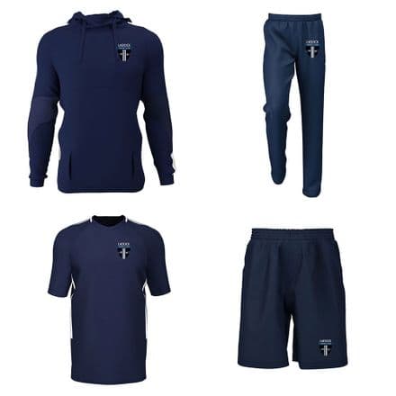 Ladock CC Hoodie, Training Tee, Track B, Shorts Package