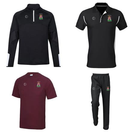 Lanhydrock CC 1/4 Zip, Training Tee, Track B, Polo Package