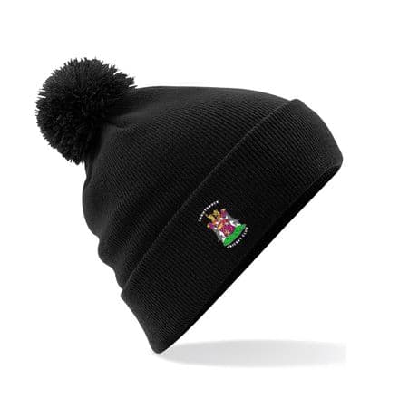 Lanhydrock CC Bobble Hat Black