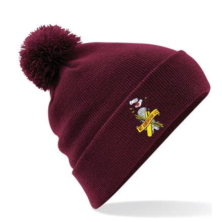 Mt Ambrose CC Bobble Hat Maroon